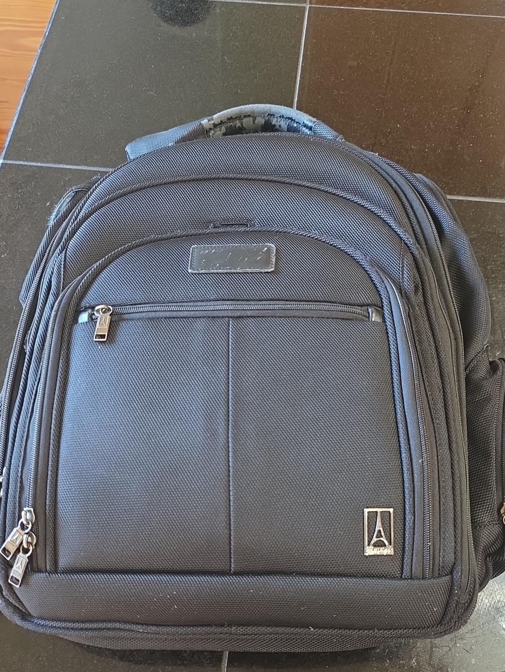 Men’s Black Backpack with Multiple Compartments, Read Listing.